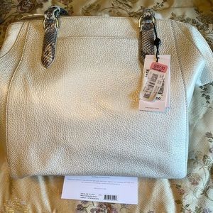 Brahmin Medium Camila White Newbury